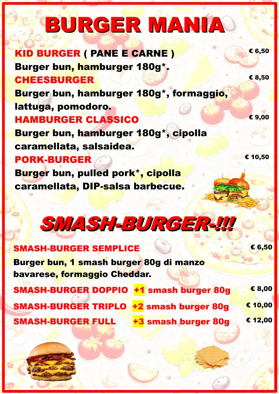 Listino online : Listino pizzaidea Pizzaidea Ceggia
